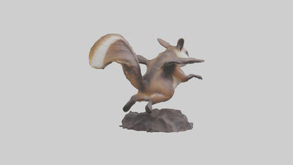 Flying Squirrel statue model 3D model