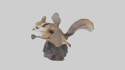 Flying Squirrel statue model 3D model