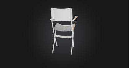 3D model Folding chair VR / AR / low-poly
