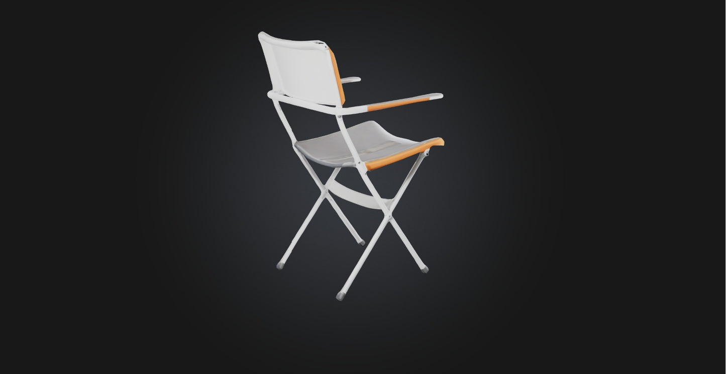 3D model Folding chair VR / AR / low-poly