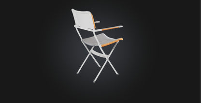3D model Folding chair VR / AR / low-poly