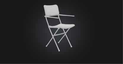 3D model Folding chair VR / AR / low-poly