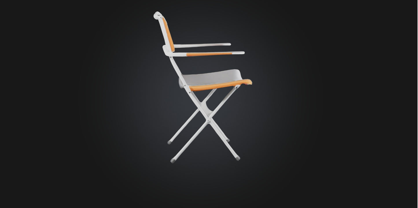 3D model Folding chair VR / AR / low-poly