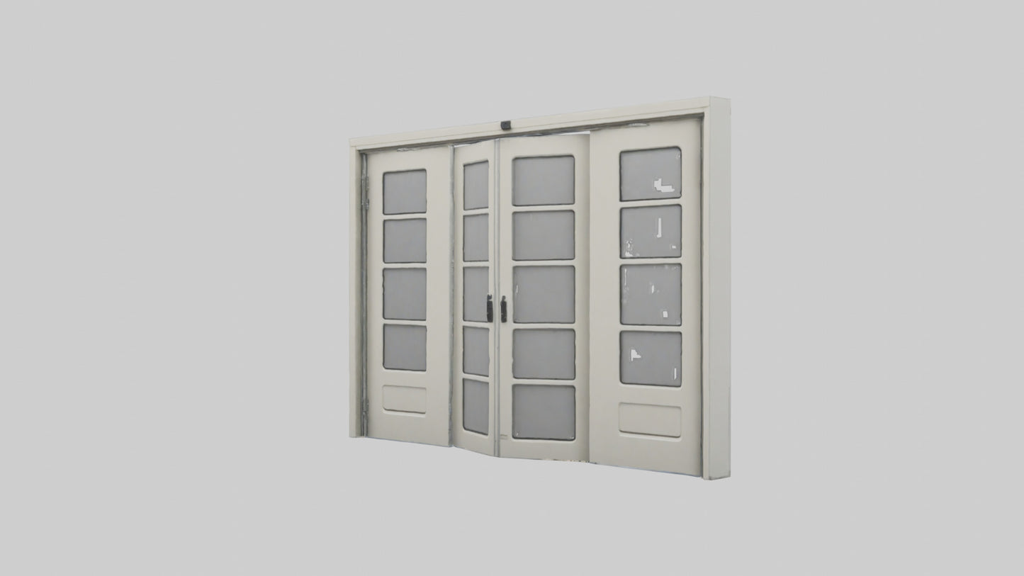 Folding door model 3D model