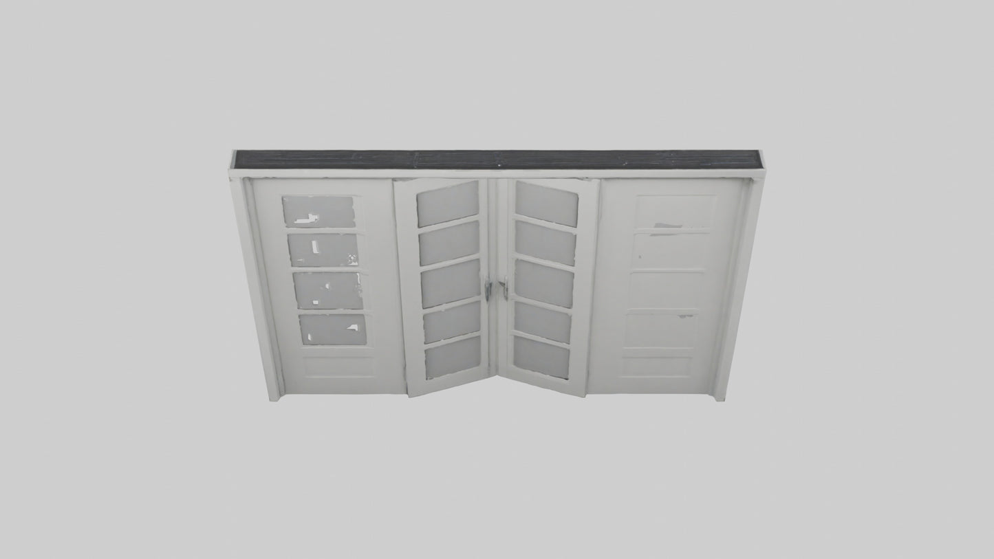 Folding door model 3D model