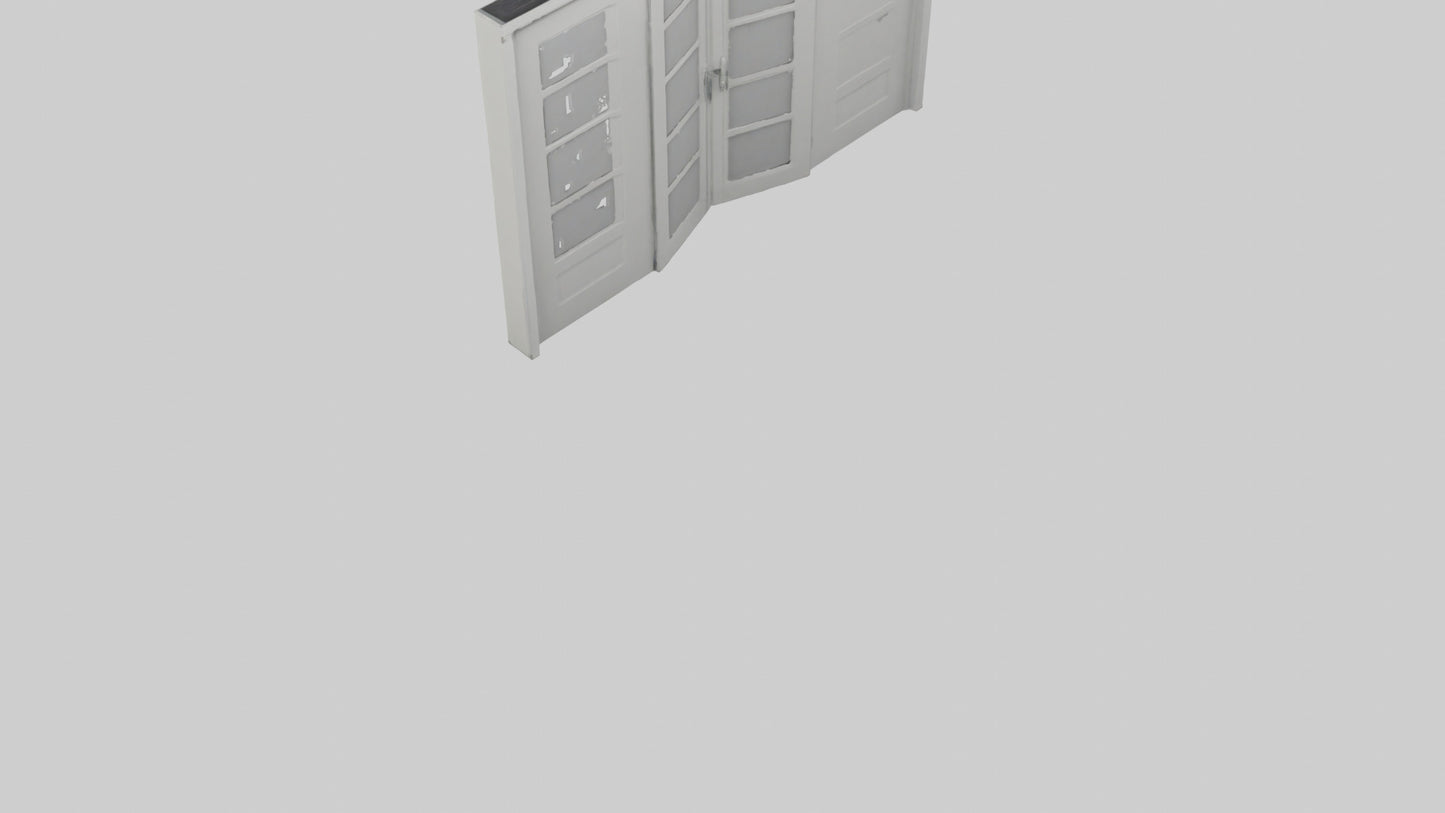 Folding door model 3D model