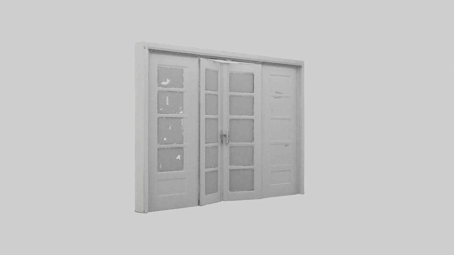 Folding door model 3D model