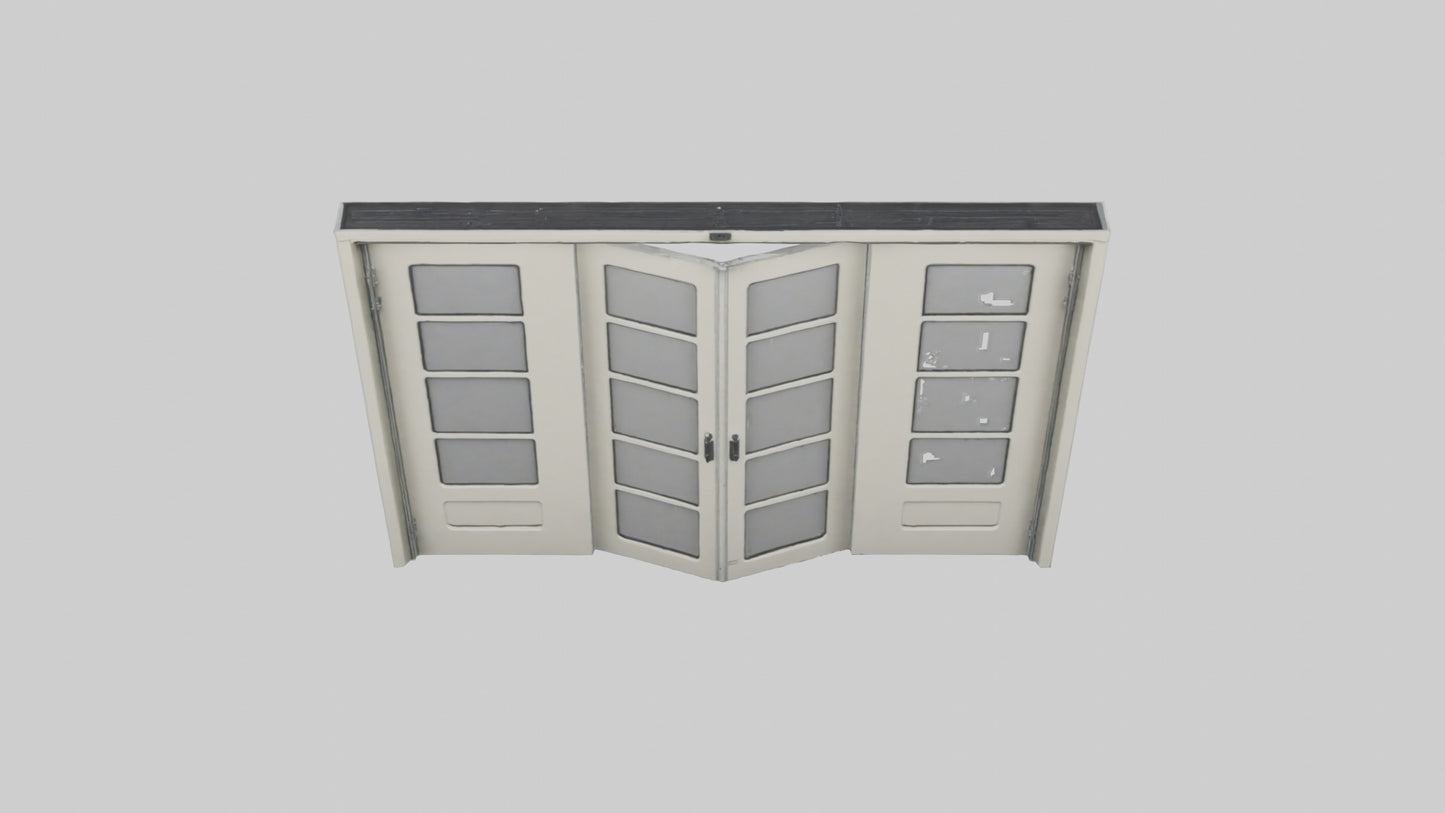 Folding door model 3D model