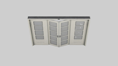 Folding door model 3D model