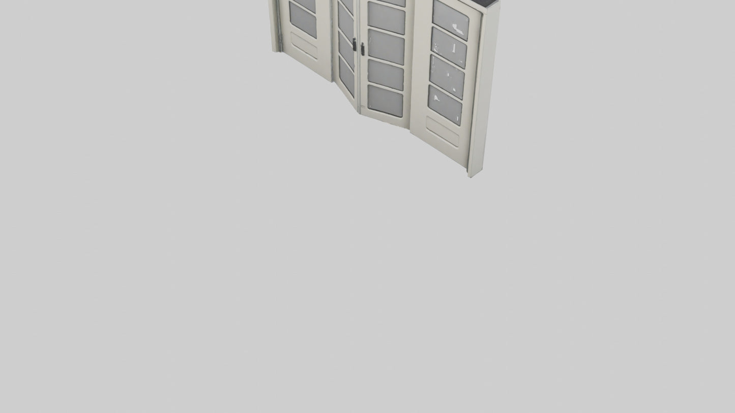 Folding door model 3D model