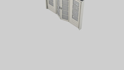 Folding door model 3D model
