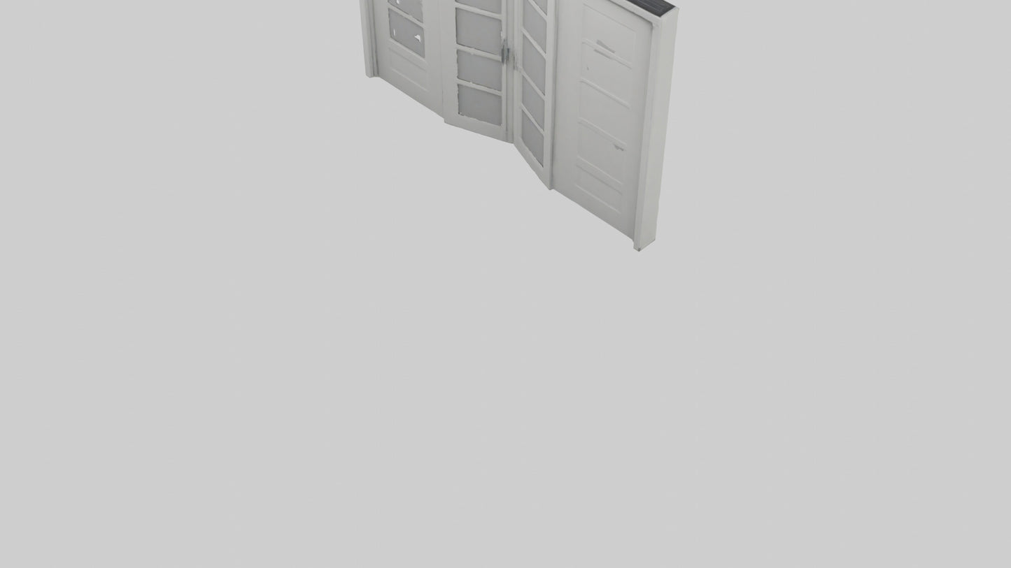 Folding door model 3D model