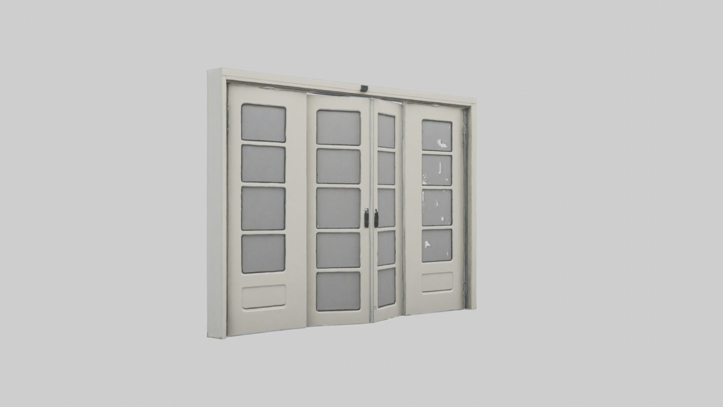 Folding door model 3D model