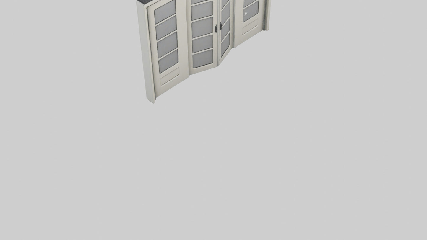 Folding door model 3D model