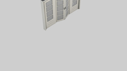 Folding door model 3D model