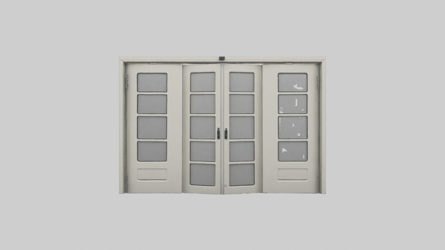 Folding door model 3D model