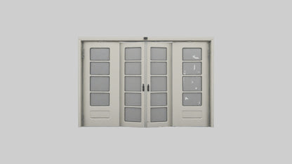 Folding door model 3D model