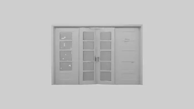 Folding door model 3D model