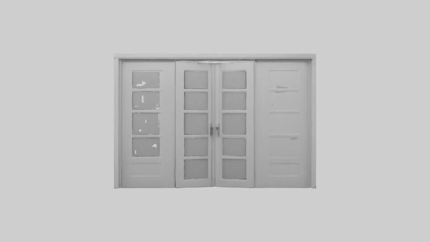 Folding door model 3D model