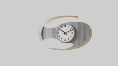 Folding Wall Clock Model VR / AR / low-poly