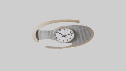 Folding Wall Clock Model VR / AR / low-poly