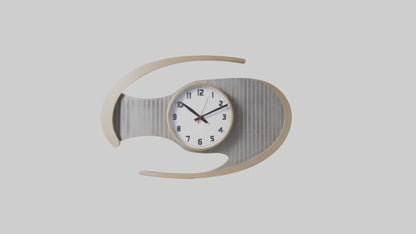 Folding Wall Clock Model VR / AR / low-poly