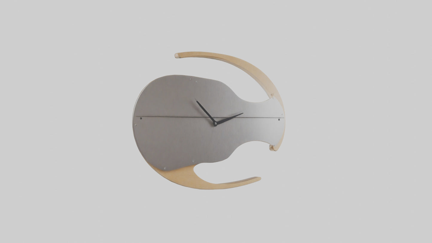 Folding Wall Clock Model VR / AR / low-poly