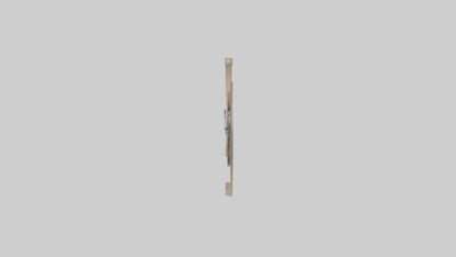 Folding Wall Clock Model VR / AR / low-poly