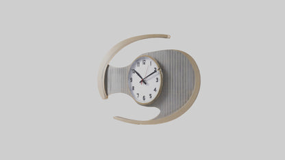 Folding Wall Clock Model VR / AR / low-poly