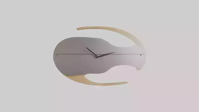 Folding Wall Clock Model VR / AR / low-poly