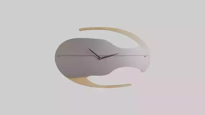 Folding Wall Clock Model VR / AR / low-poly