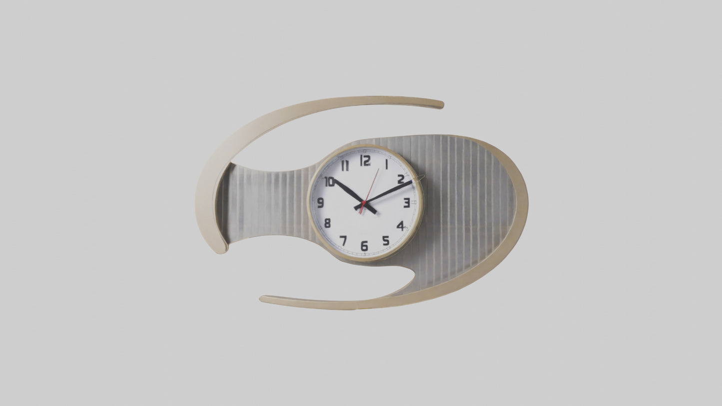 Folding Wall Clock Model VR / AR / low-poly
