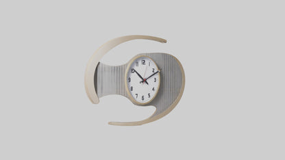 Folding Wall Clock Model VR / AR / low-poly