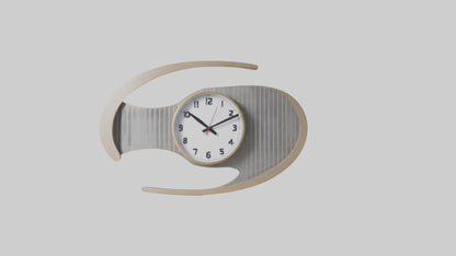 Folding Wall Clock Model VR / AR / low-poly