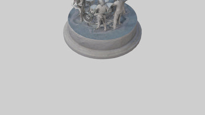 Foo Fighters statue model 3D model