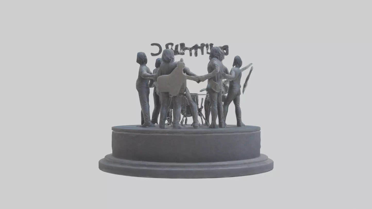 Foo Fighters statue model 3D model