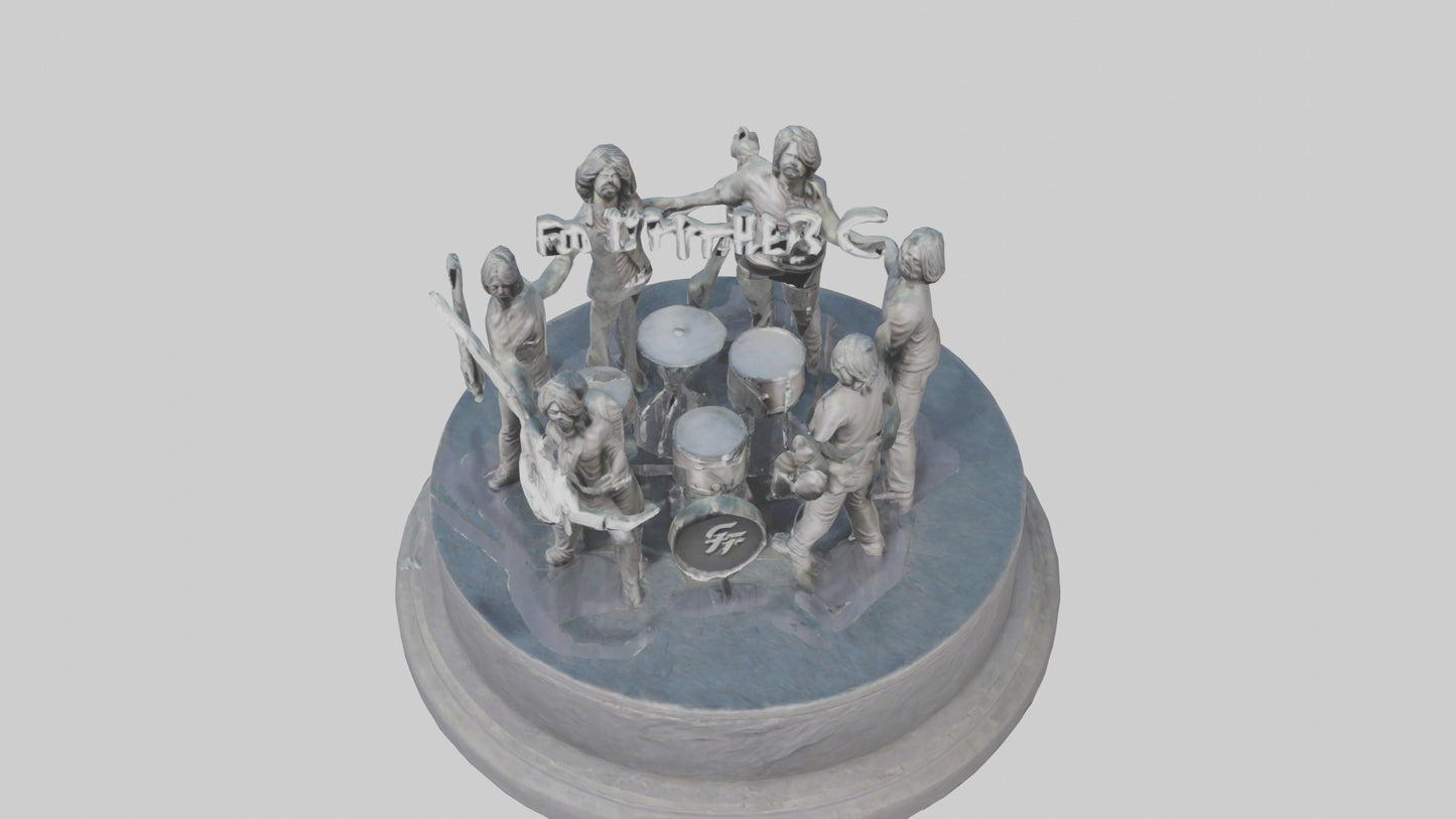 Foo Fighters statue model 3D model