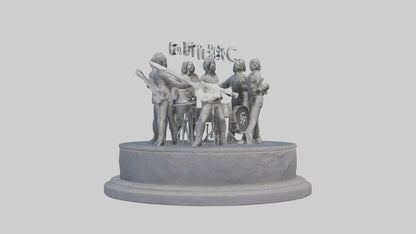 Foo Fighters statue model 3D model