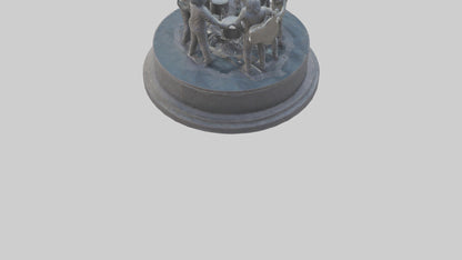Foo Fighters statue model 3D model