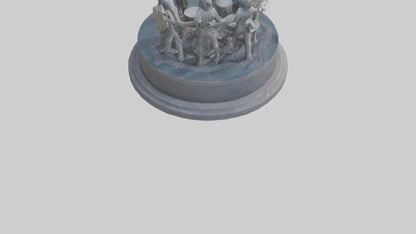 Foo Fighters statue model 3D model