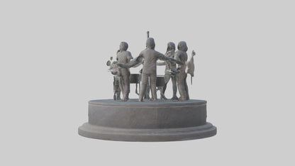 Foo Fighters statue model 3D model