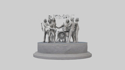Foo Fighters statue model 3D model