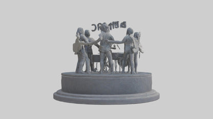 Foo Fighters statue model 3D model