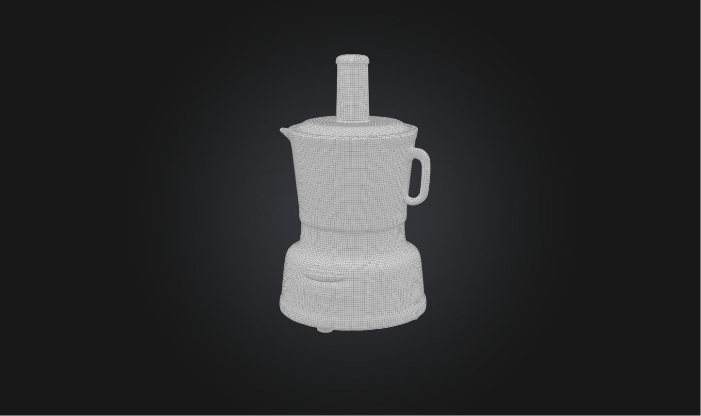 Food processor VR / AR / low-poly