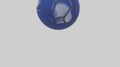 Football keychain model 3D model
