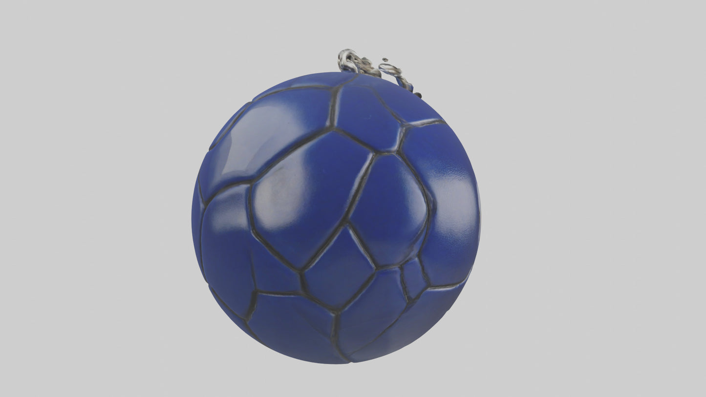 Football keychain model 3D model