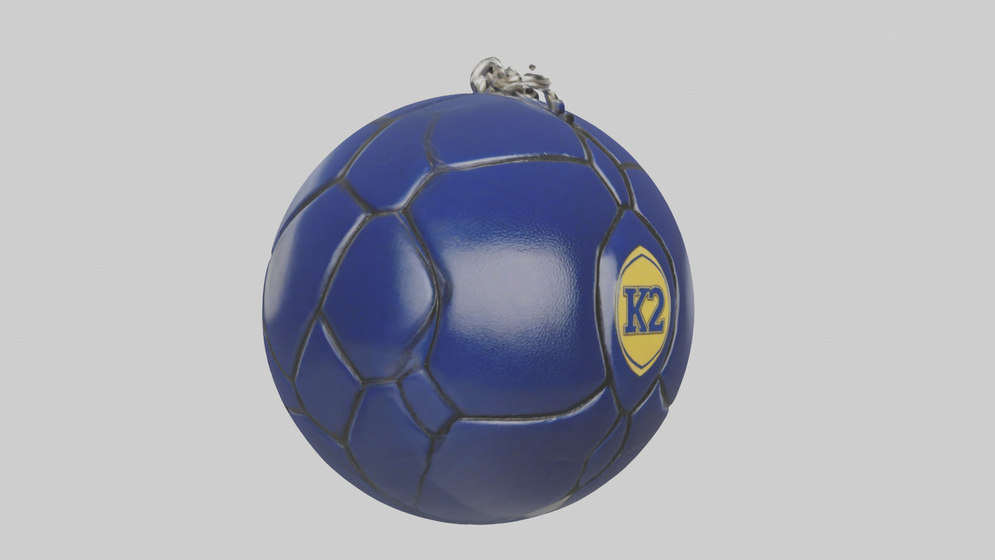 Football keychain model 3D model