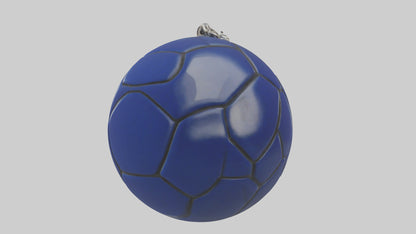 Football keychain model 3D model
