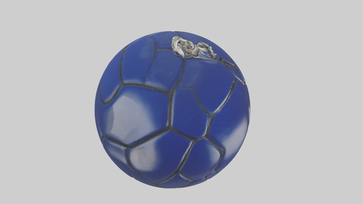 Football keychain model 3D model