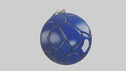 Football keychain model 3D model